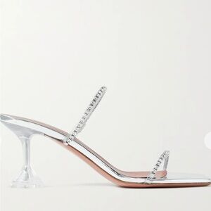 Amina Muaddi Gilda Glass Slipper